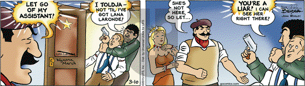 Alley Oop on Tuesday March 10, 2015 Comic Strip