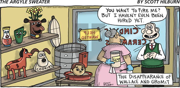 The Argyle Sweater on Sunday February 7, 2016 Comic Strip