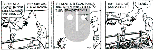 Grand Avenue on Saturday July 6, 2002 Comic Strip