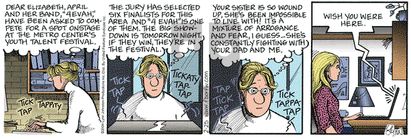 For Better or For Worse on Wednesday February 25, 2004 Comic Strip
