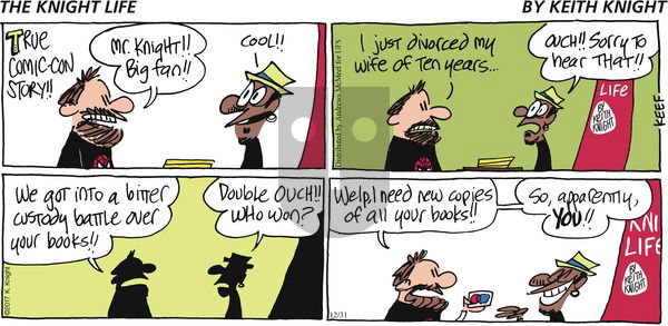 The Knight Life on Sunday December 31, 2017 Comic Strip