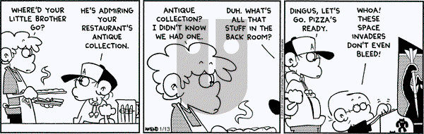 FoxTrot on Thursday January 13, 2005 Comic Strip