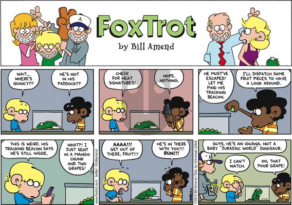 FoxTrot on Sunday August 2, 2015 Comic Strip