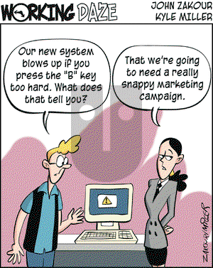 Working Daze on Monday November 17, 2003 Comic Strip