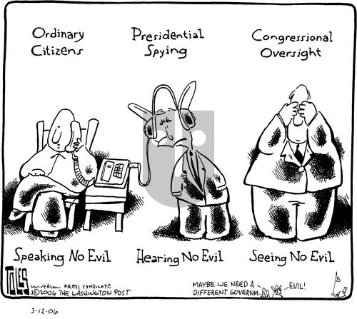 Tom Toles on Thursday April 6, 2006 Comic Strip