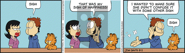 Garfield on Friday August 3, 2018 Comic Strip