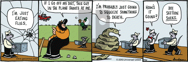 Overboard on Thursday June 25, 2015 Comic Strip