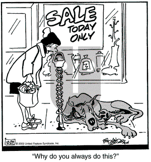 Marmaduke on Tuesday March 23, 2004 Comic Strip