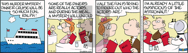 Drabble on Monday July 9, 2012 Comic Strip