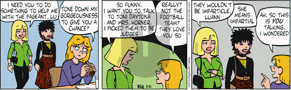 Luann on Monday March 21, 2011 Comic Strip