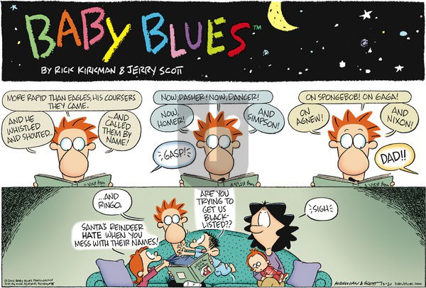 Baby Blues on Sunday December 21, 2014 Comic Strip