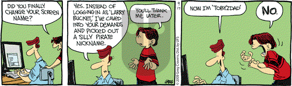The Buckets on Thursday September 17, 2009 Comic Strip