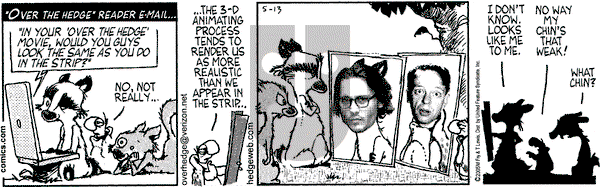 Over the Hedge on Friday May 13, 2005 Comic Strip