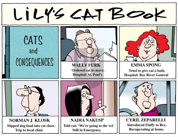 Ten Cats - Sunday January 8, 2017 Comic Strip