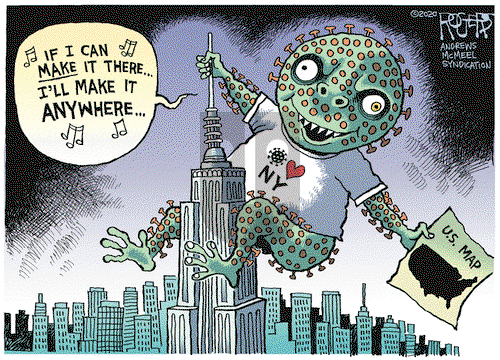 Rob Rogers on Friday April 3, 2020 Comic Strip