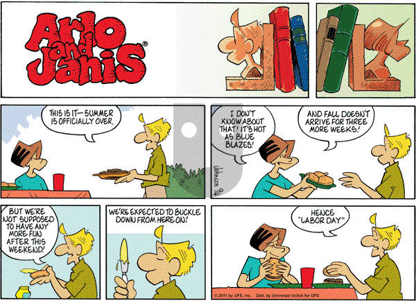 Arlo and Janis on Sunday September 4, 2011 Comic Strip