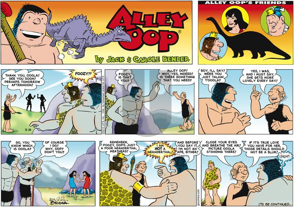 Alley Oop on Sunday March 18, 2012 Comic Strip