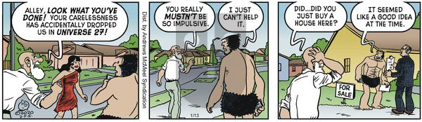 Alley Oop on Monday January 13, 2020 Comic Strip