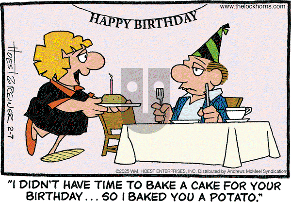 The Lockhorns - Friday February 7, 2025 Comic Strip
