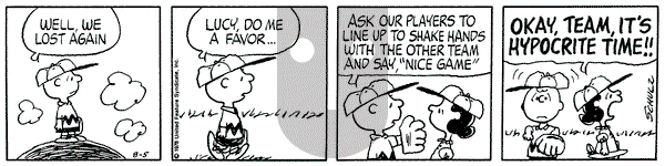 Peanuts on Saturday August 5, 1978 Comic Strip