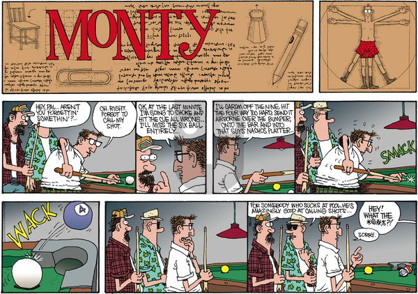 Monty on Sunday July 8, 2012 Comic Strip