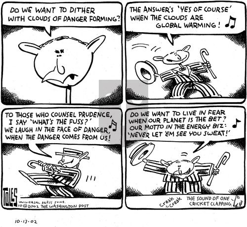 Tom Toles on Sunday October 13, 2002 Comic Strip