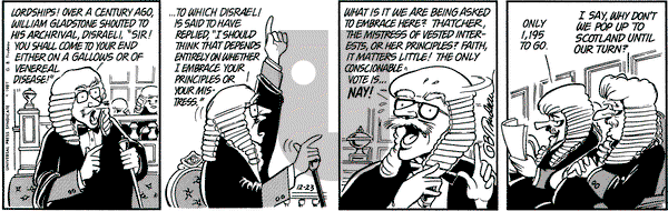 Doonesbury on Wednesday December 23, 1987 Comic Strip