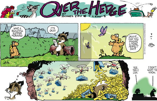Over the Hedge on Sunday July 1, 2018 Comic Strip