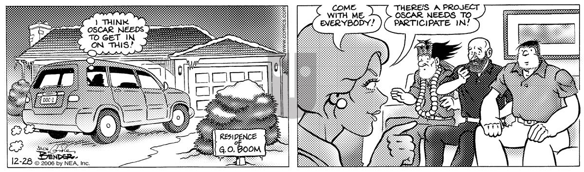 Alley Oop - Thursday December 28, 2006 Comic Strip