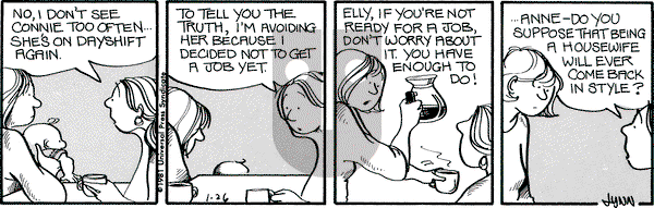 For Better or For Worse on Monday January 26, 1981 Comic Strip