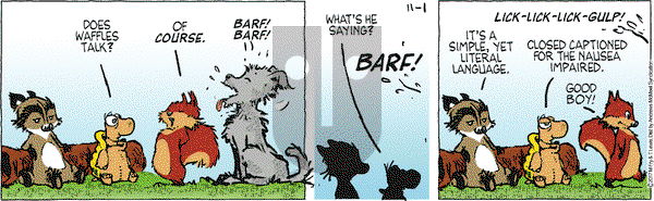 Over the Hedge on Wednesday November 1, 2017 Comic Strip