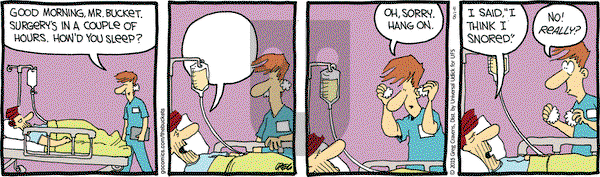 The Buckets on Wednesday April 8, 2015 Comic Strip