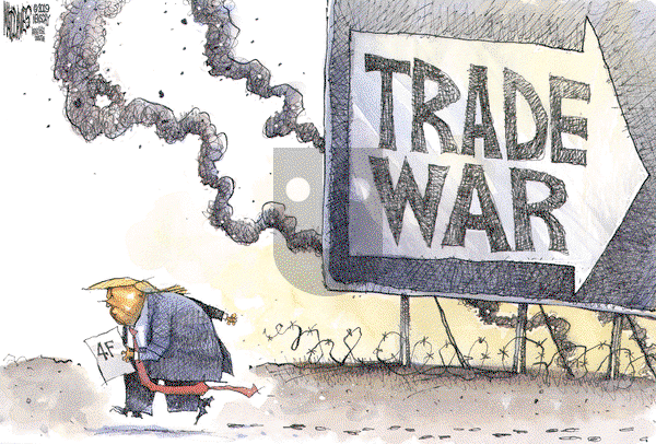 Matt Davies on Thursday August 15, 2019 Comic Strip