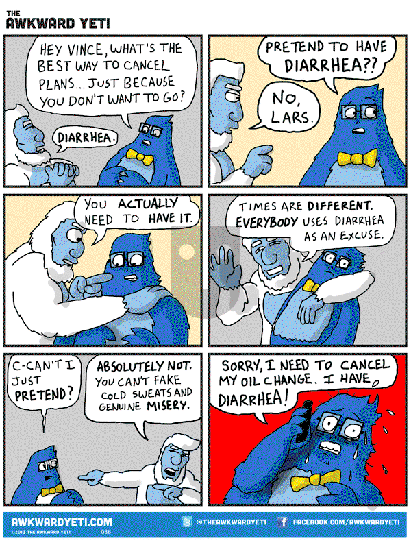 The Awkward Yeti on Friday October 24, 2014 Comic Strip