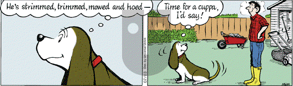 Fred Basset on Wednesday July 3, 2013 Comic Strip