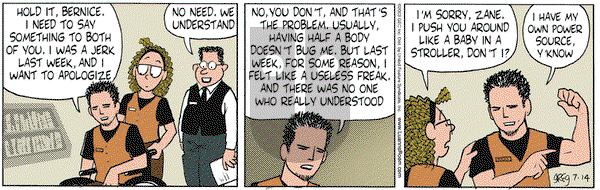 Luann on Monday July 14, 2003 Comic Strip