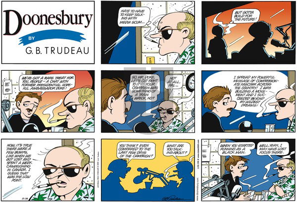 Doonesbury on Sunday November 19, 2000 Comic Strip