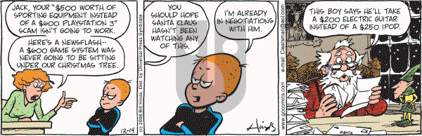 Cleats - Thursday December 14, 2006 Comic Strip