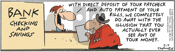 Frank and Ernest on Wednesday February 7, 2007 Comic Strip