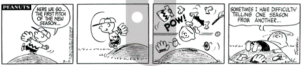 Peanuts on Saturday March 11, 1967 Comic Strip