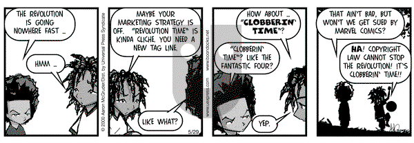The Boondocks on Monday May 29, 2000 Comic Strip