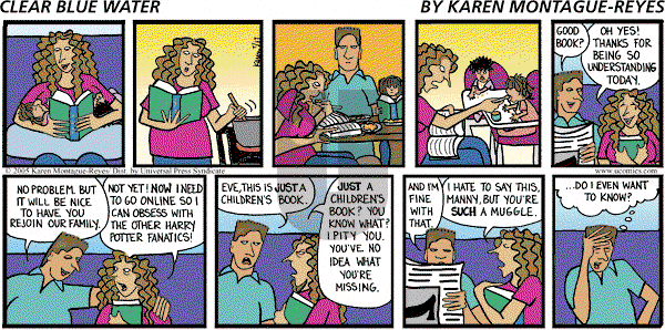 Clear Blue Water on Sunday July 17, 2005 Comic Strip