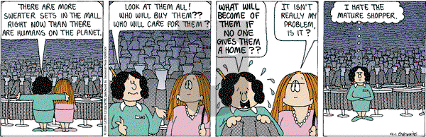 Cathy Classics on Saturday April 1, 2000 Comic Strip