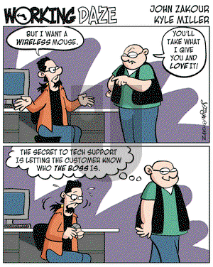 Working Daze on Thursday September 7, 2006 Comic Strip