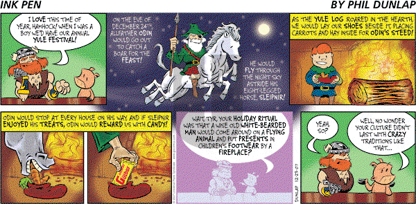 Ink Pen - Sunday December 23, 2007 Comic Strip