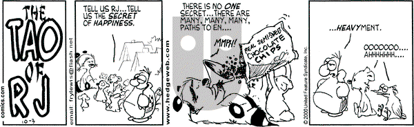 Over the Hedge on Tuesday October 3, 2000 Comic Strip