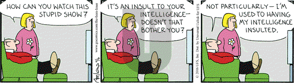 The Born Loser on Wednesday April 6, 2016 Comic Strip