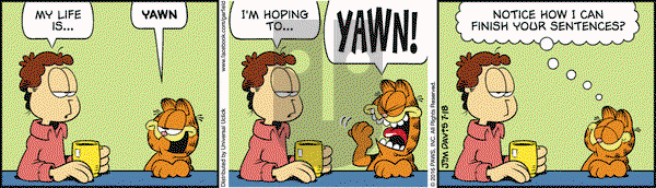 Garfield on Monday July 18, 2016 Comic Strip
