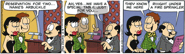 Garfield on Monday February 9, 2009 Comic Strip