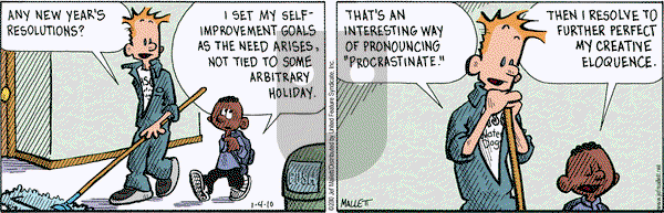Frazz on Monday January 4, 2010 Comic Strip